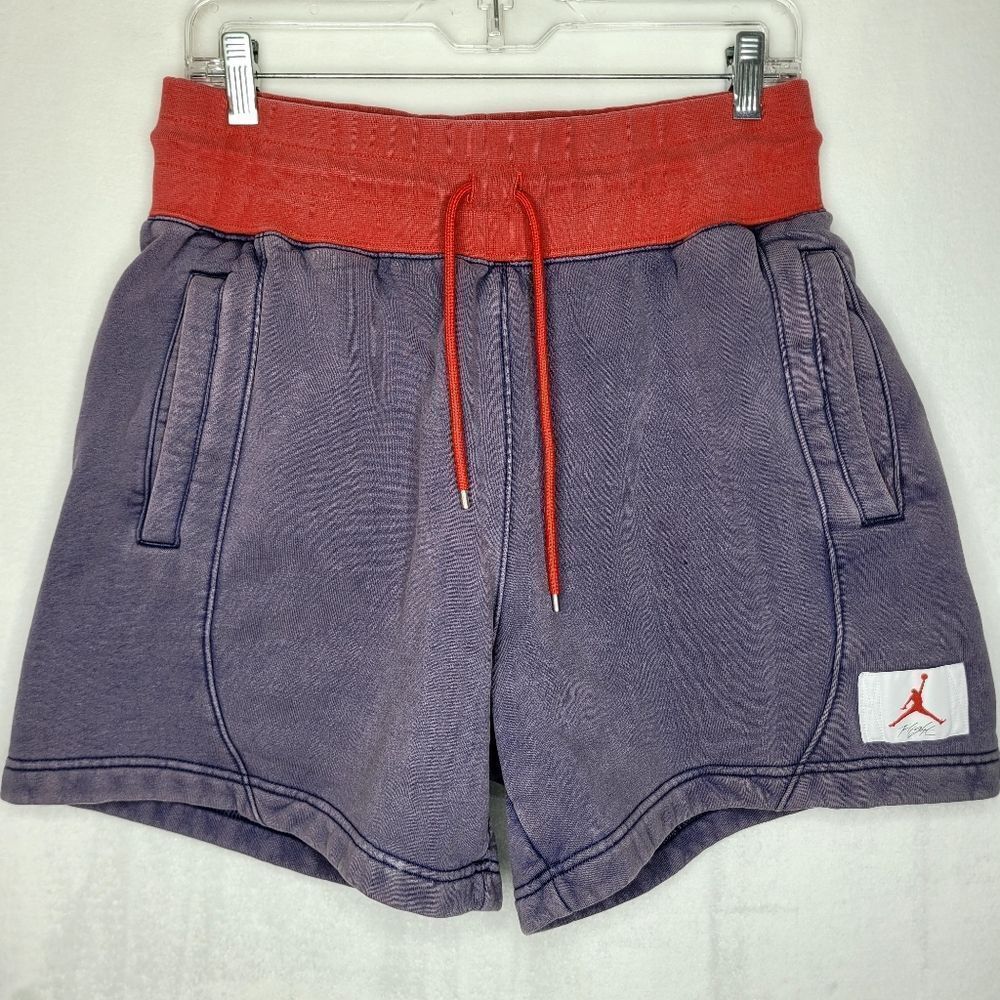 Y2k‎ Jordan High Waist Red and Purple Athletic Sweat Shorts Size Large